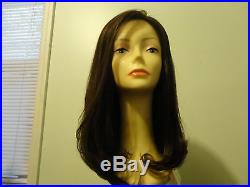 Human Hair Wig Sheitel Very Dark Browns color 6-2, New Malky 100% Kosher Remy