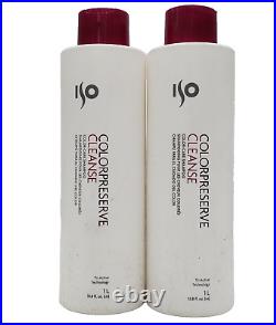 ISO Color Preserve Cleanse Color Care Shampoo 33.8 oz Pack of 2