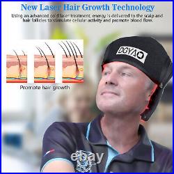 Infrared Red Light Therapy Helmet Cap Hat Hair Regrowth Treatment For Hair Loss