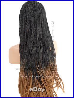 Jamaica Long Fully Hand Micro Braided Lace Front Wig Poetic Justice Box Braids