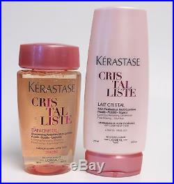 KERASTASE CRISTALLISTE BAIN CRISTAL FINE AND LAIT CRISTAL 250/200ml COMBO