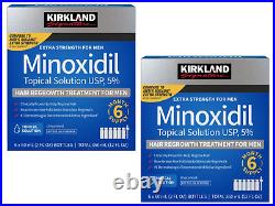 KIRKLAND Minoxidil 5% Extra Strength Men Hair Regrowth Solution 12 Month Supply