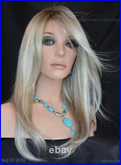 Kaia Palm Springs Blond Lace Front Monofilament Hand Tied Jon Renau Wigs -1