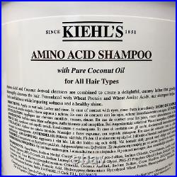 Keihl's Amino Acid Shampoo With Pure Coconut Oil All Hair Types 1 Gallon 3.75l
