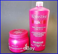 Kerastase Bain And Masque Chroma Riche Mask, 1000ml And 500ml! Huge Combo