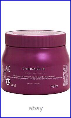 Kerastase chroma rich masque 16.9 oz Highlighted & color treated hair