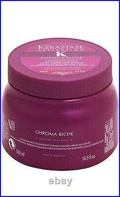Kerastase chroma rich masque 16.9 oz Highlighted & color treated hair