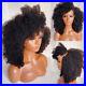 Kinky Curly Lace Frontal Wig Remy Human Hair Wigs For Women Pre Plucked New