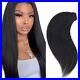 Kinky Straight Tape in Hair Extensions Natural Black Remy Human Hair Extensions