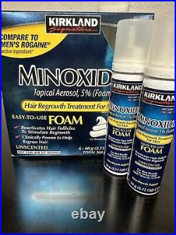 Kirkland Minoxidil 5% Foam Men Hair Regrowth Treatment Hair Loss Treatment