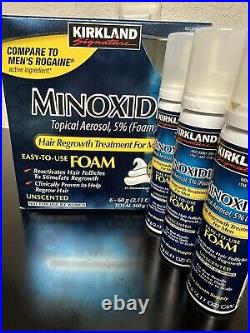 Kirkland Minoxidil 5% Foam Men Hair Regrowth Treatment Hair Loss Treatment