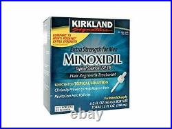Kirkland Minoxidil 5% Hair Regrowth Solution Extra Strength Men 6 Month Supply