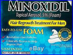 Kirkland Minoxidil 5% Hair Regrowth Treatment Foam 60g 1-6 Months CHOOSE YOURS