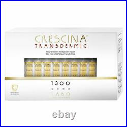 Labo Crescina Transdermic re-Growth Treatment Antifall Hair 1300 Man 40 Vials