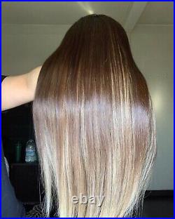 LaceFrontal 100% Human Hair Wig. 24 Inches, 480 Grams Of Human Hair HandMade Wig