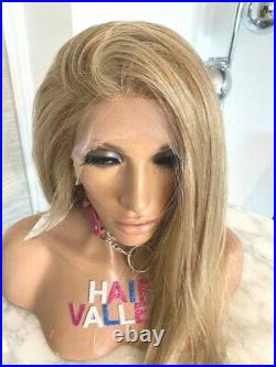 Lace Front Wig Golden Honey Blonde 100% Brazilian Human Hair Wigs Density 150%