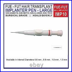 Lion type Implanter Hair Transplant FUEDHI Implanting Pen(pack of 5) (1.0 mm, 5)
