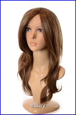Long Layered Wavy Lace Front Tamera Wig Human Hair Blend Natural Rooted Ombre