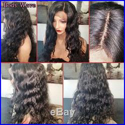 Loose Body Wave 8A Brazilian Human Hair Wig Full Lace Front Wigs Pre Plucked Sss
