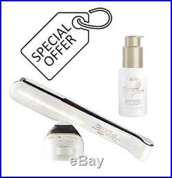 Loreal Steampod Hair Straightener Professional White v2.0 + Steampod Serum
