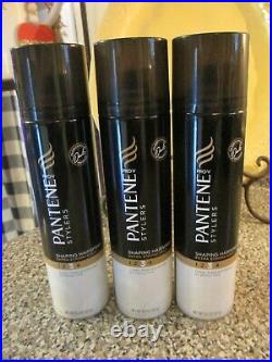 Lot of 3 Pantene Pro-V Stylers Shaping Hairspray #3 Extra Strong Hold