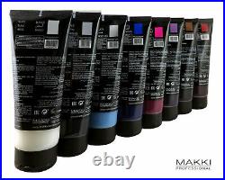 Makki Professional Semi Permanent Hair Color Mask Dye Tint Multi Colors