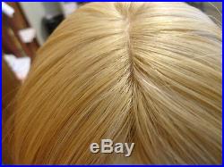 Malky European Multidirectional Hair 22 Wig Sheitel Blonde Highlight 16/12