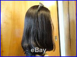 Malky Sheitel Human Hair Wig Darkest Brown color 6-2, New Malky 100% Kosher Remy