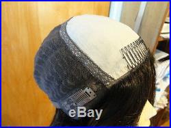 Malky Wig Sheitel 100% European Kosher Multidirectional Hair Wig Darkes Brown L
