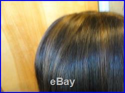 Malky Wig Sheitel 100% European Kosher Multidirectional Hair Wig Darkes Brown L
