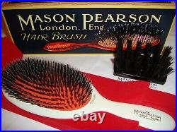 Mason Pearson Large Size BN1 Popular Bristle & Nylon Hairbrush Ivory
