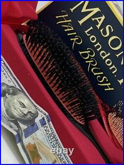 Mason Pearson Luxury Hair Brush FOR FINE HAIR Handy Bristle Model B3 + Cleaner