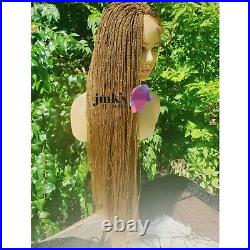 Micro twist Braids Full Lace Wigs for Women Full Braided Wig with Baby Hair