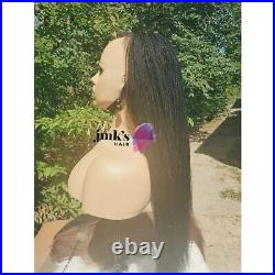 Micro twist Braids Full Lace Wigs for Women Full Braided Wig with Baby Hair