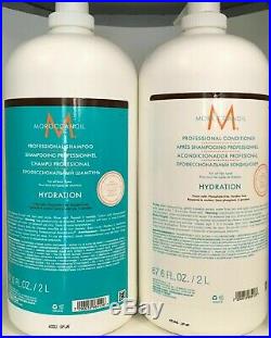Moroccanoil Hydrating Shampoo & Conditioner 67.6oz Professional Size Duo Set