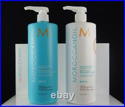 Moroccanoil Moisture Repair Shampoo / Conditioner (1 L / 33.8 oz) Damaged Hair