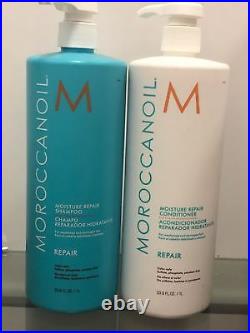 Moroccanoil Moisture Repair Shampoo & Conditioner 1 Liter Duo