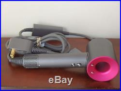 NEWEST MODEL Dyson HD01 Supersonic 1600 WATT Hair Dryer fushia / grey