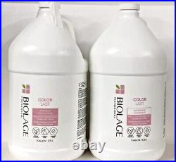 NEW (2 Gallon Set) Biolage Color Last Shampoo &Conditioner FREE PUMPS/SHIPPING