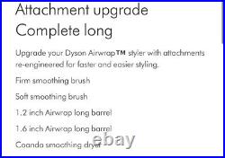 NEW DESIGN SHIPS TODAY DYSON Airwrap Styler Attachment Upgrade Complete Set LONG