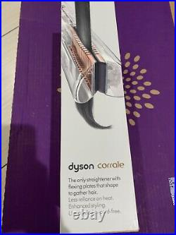 NEW! Dyson Corrale Hair Straightener Flat Iron Black Nickel Fuchsia