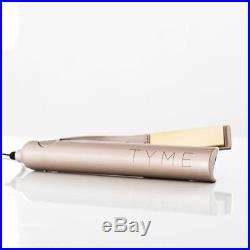 NEW TYME Iron 2 in 1 Hair Straightening Curling Gold Plated Titanium FREE SHIP