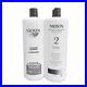 NIOXIN System 2 Cleanser & Scalp Therapy (Shampoo & Conditioner) Set 33.8oz each