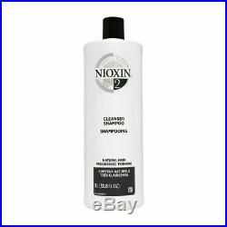 NIOXIN System 2 Hair Thickening Cleanser Shampoo 33.8oz Free Shipping