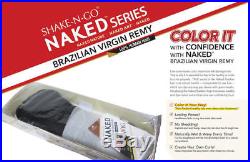 Naked Brazilian Wave 16 18 20 Shake N Go 100% Human Virgin Remy Hair Wig