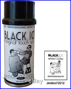New Black Ice Chromatone Hair Color Spray Black 4 Oz + Spray Card