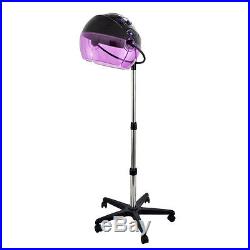 New Hot Tools 1059 Tourmaline Ionic Hard Hat Hair Dryer Stand Wheels Hood Salon