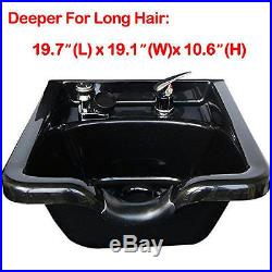 New Upgrade Top PP Beauty Salon Barber Shop Equipment Plastic Shampoo Bowl Sink