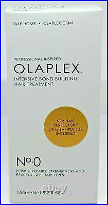 OLAPLEX No. 0 & No. 3 INTENSIVE BOND BUILDING HAIR TREATMENT 5.2 OZ & 30ML