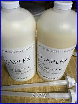 OLAPLEX SHAMPOO # 4 & CONDITIONER # 5, 67.62 oz Bottles AUTHENTIC, NEW & SEALED